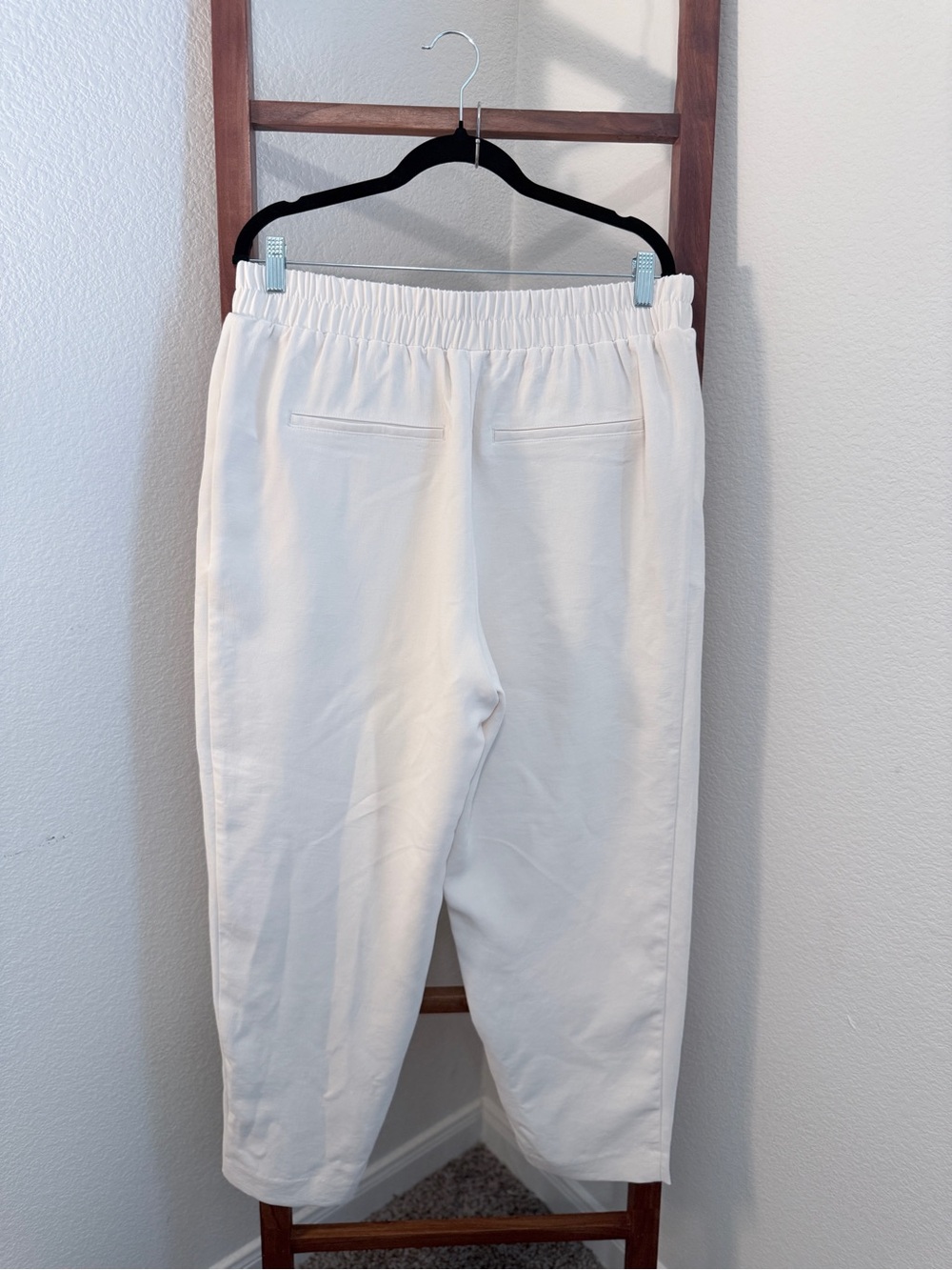 a new day White Cropped Pull-On Tapered Pants - Picture 3 of 7